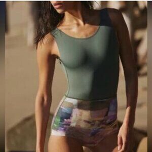 new FREE PEOPLE X SEEA LIDO ONE PIECE neoprene surf swimsuit s small